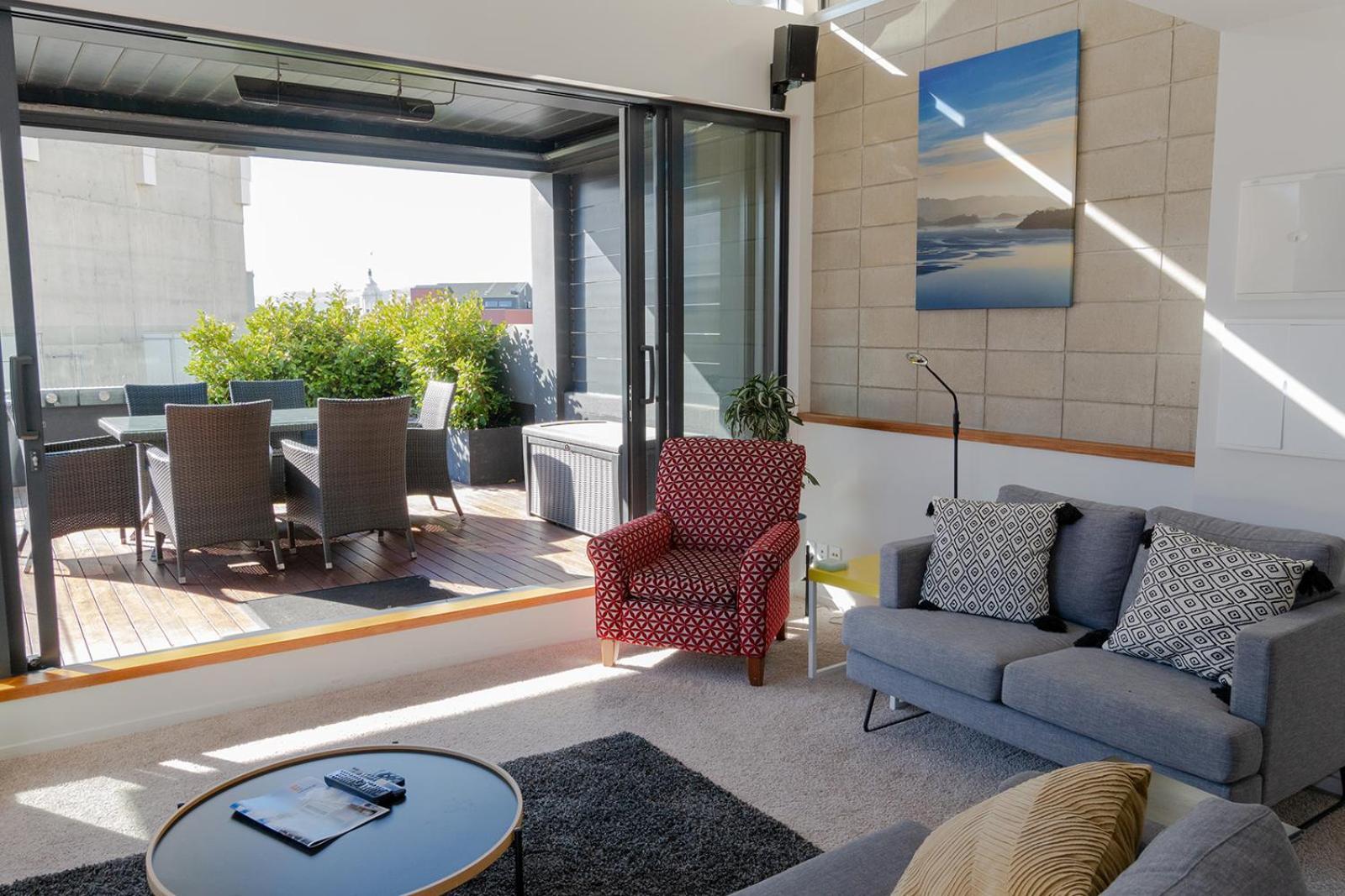 Deluxe Inner-City Apartment On Moray Dunedin Dış mekan fotoğraf