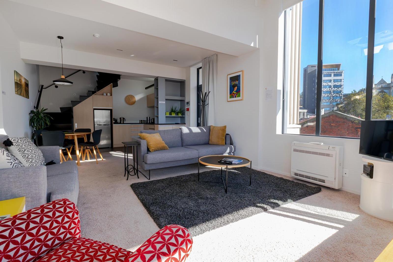 Deluxe Inner-City Apartment On Moray Dunedin Dış mekan fotoğraf